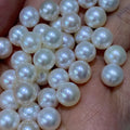 Popular Size 8-9mm Nice Luster White Color Round Freshwater Loose Pearl for Wholesale DIY Jewelry