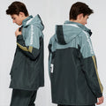 Waterproof Camping Outdoor Rain Jacket and Pant Wear Proof Coat Suit With Pants for Men Adult Rain Coat