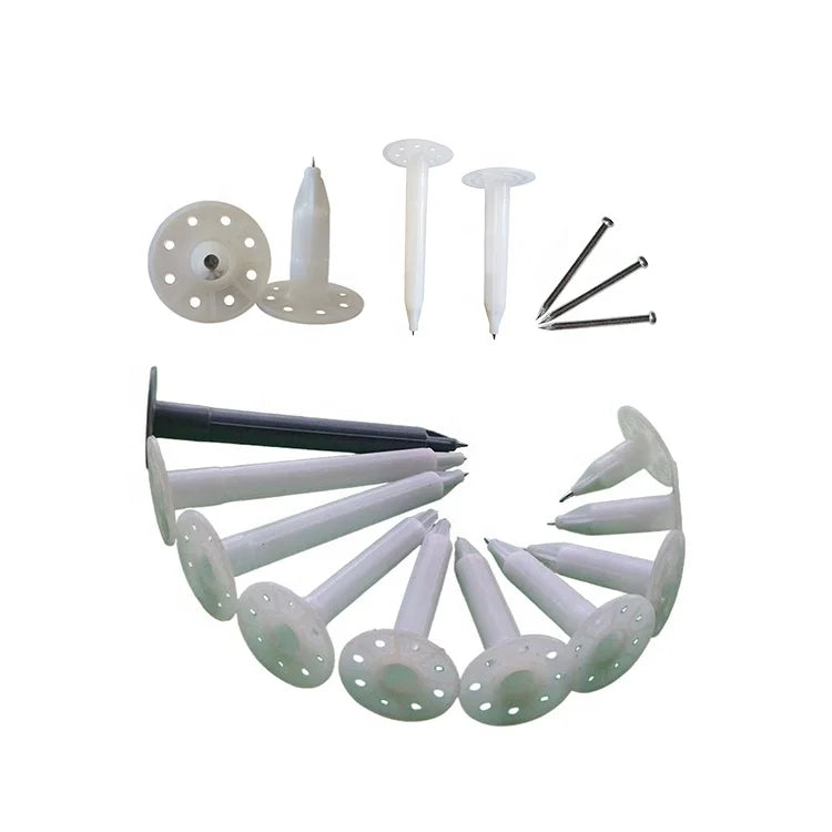 20mm~250mm Length Plastic Dowel Pin Exterior Plastic Insulation Gas Nailer with Cupped Head and Smooth Shank Type