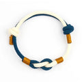 Couple Bracelets Student Memorial Jewelry Handmade Braided Hand Rope Statement Vajra Knot Bracelet for Women Men