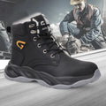 For GUYISA Unisex Safety Boots with Steel Toe Summer/Winter/Spring Construction Site Protection Smashing Puncturing for Autumn