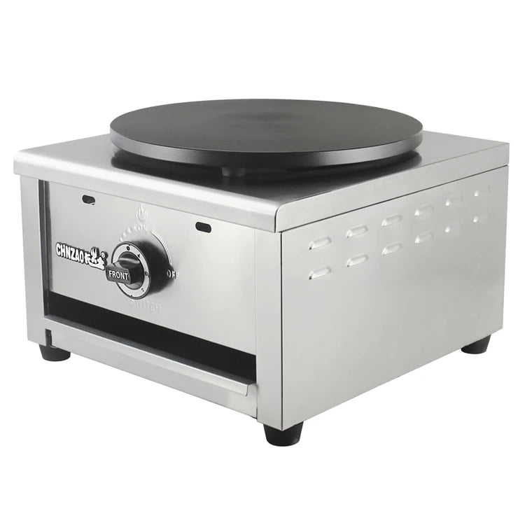 Single Plate 40CM Non-stick Industrial LPG Crepes Machine Making Gas Crepe Maker on Sale