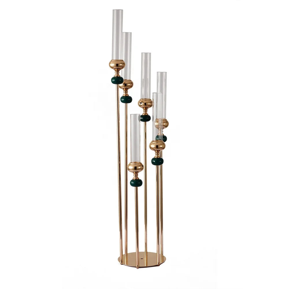 6 Candelabra Floor Tall Candle Holders Centerpiece for Wedding Decor