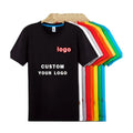 OEM Custom Logo Printed Men's Pure Cotton Round Neck T-Shirt Oversized Employee Design Blank Knitted Fabric