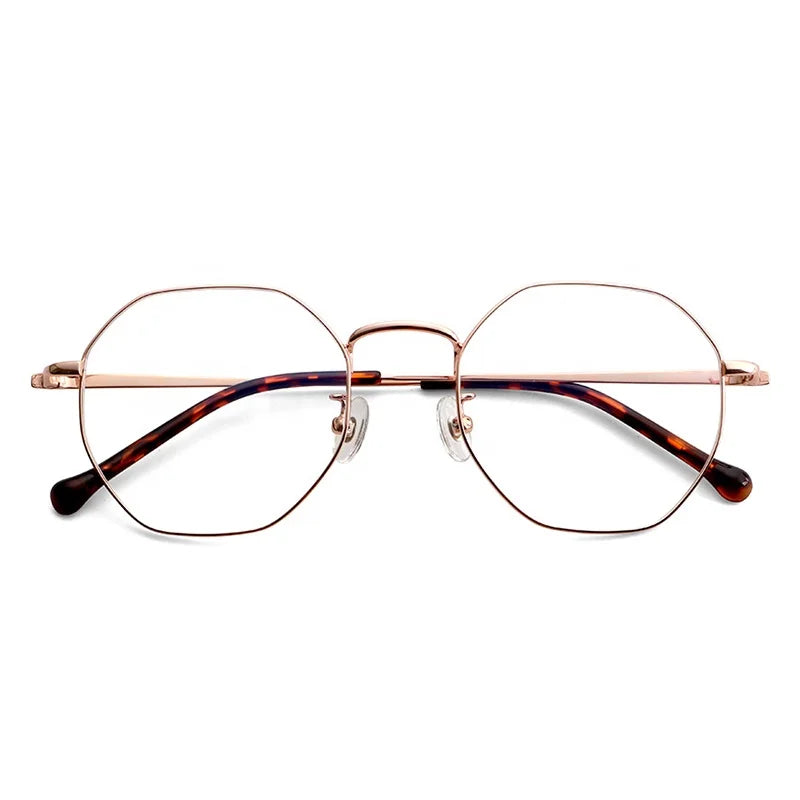 Aochi 2020 Top Rank Optical Glasses Titanium Alloy Eyeglasses Diamond Frames