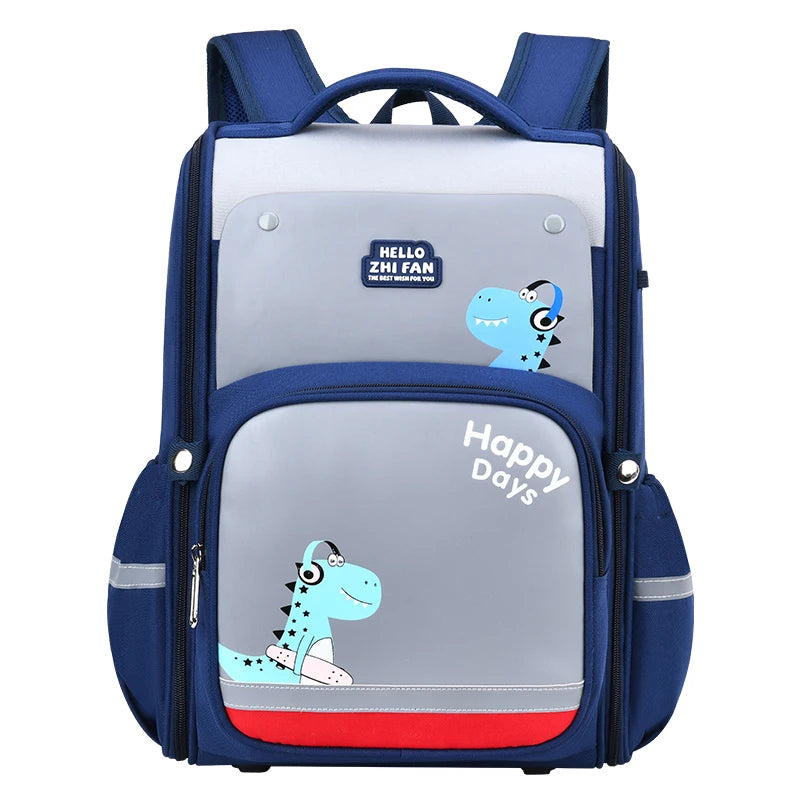2022 Fashion Student Schoolbag 1-6 Grades Large Capacity to Reduce the Burden of Double Shoulder Bag School Bag for Kids