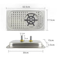 Bar Supplies High-Pressure Automatic Cup Washer Glass Rinser Kitchen Sink Mounted Stainless Steel Cup Rinser for Bar Coffee Shop