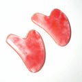 DIY Butterfly Style Gua Sha Jade Watermelon Quartz Plate Gua Sha-tool