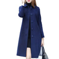 S-4XL Coat Women's Medium and Long Slim Coat Women's Thin Coat