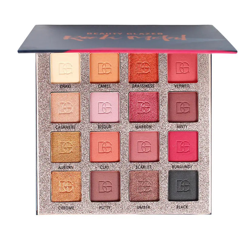Beauty Glazed Makyaj 16 Colors Makeup Set Eyeshadow Palette Maquillage Personnalisable Sombrasd Maquillaj Por Mayor Cosmeticos