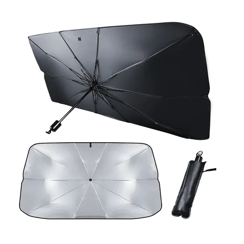 FEAMONT New Design UV Protection Portable Car Umbrella Car Sunshade Umbrella