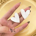 VKME New Design Fashion Love Earrings Hot Selling Heart Earrings for Women Jewelry