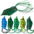 5.5CM 8.2G Wholesale Soft Plastic Fishing Lures Freshwater Frog Fishing Lure Bionic Artificial Soft Frog Fishing Tackles Bait