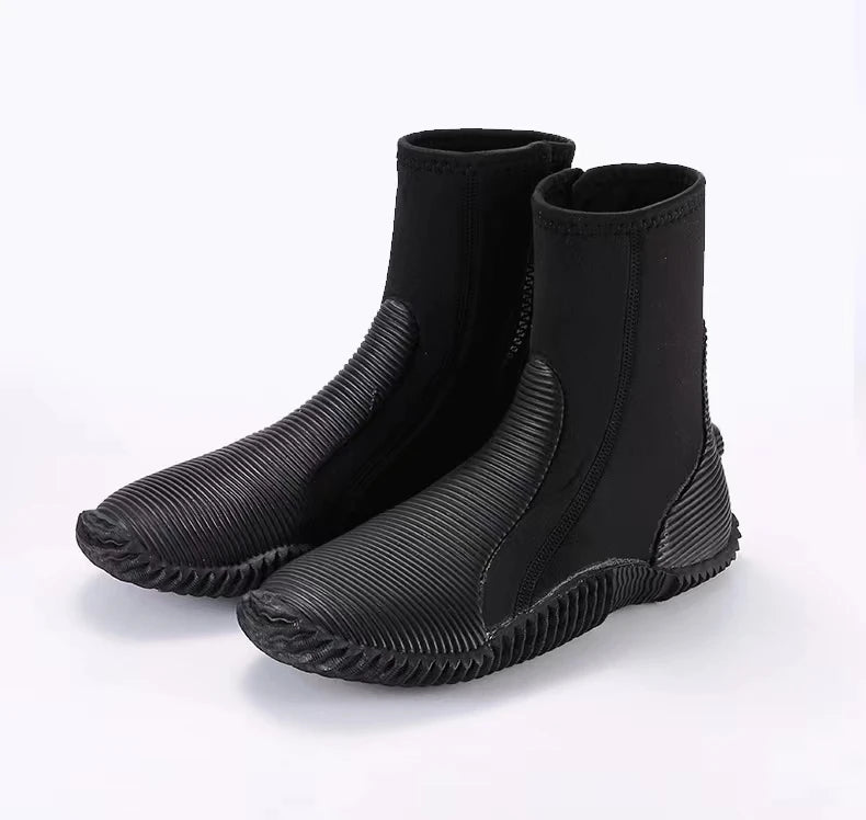 Sinodiving 5mm Neoprene Scuba Diving Shoes Anti-Slip Snorkeling Fins Outdoor Beach Water Boots Swim Dive Gear  Accessories