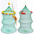 This Fish Basket Adopts Denser Steel Wire Net That Even Small Fish Cannot Run Away Fishing Keep Net