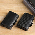 RFID Blocking Card Holder - Leather Card Case Rfid Cards Wallet with Magnetic Shut Card Holder Leather Card Case MegaBDM