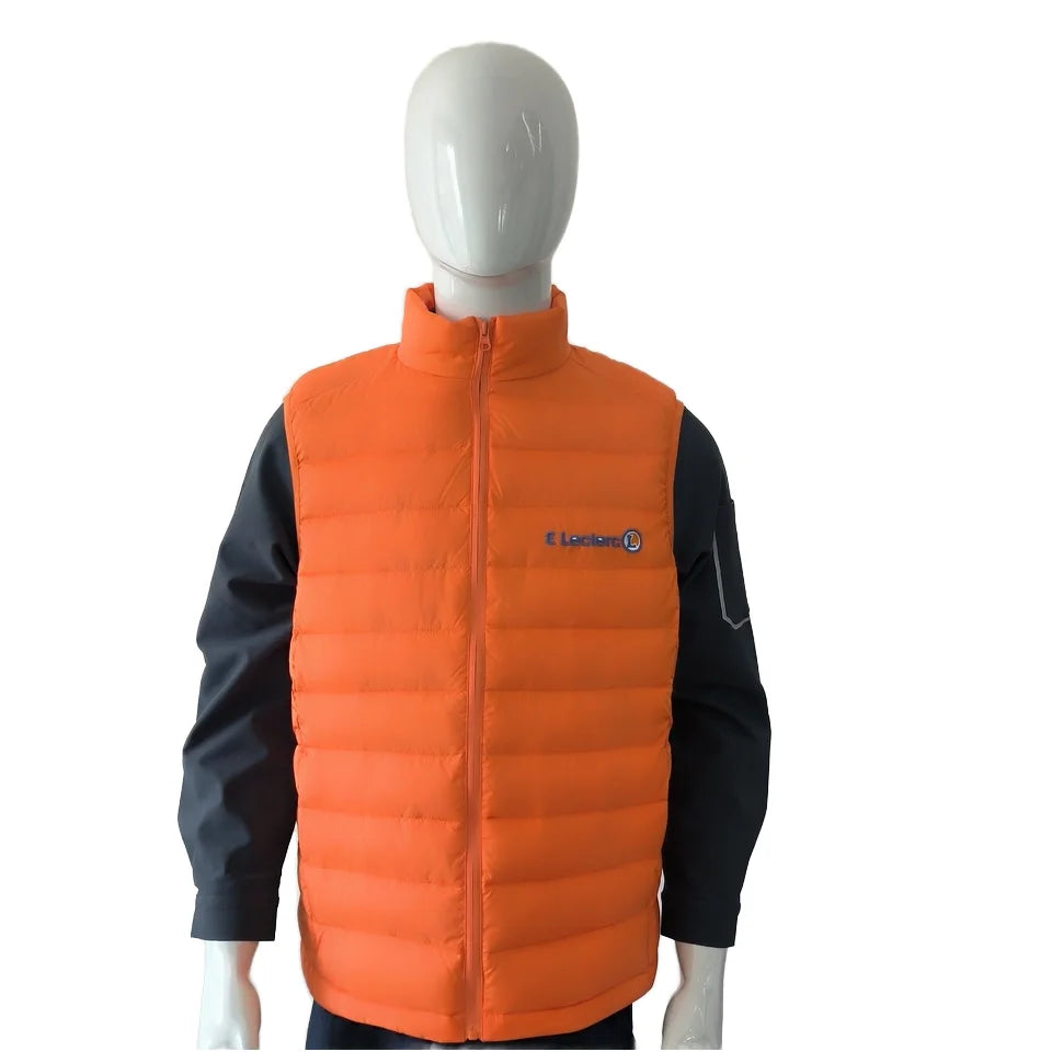 OEM High Wholesale Quality Men's Lightweight Waterproof Anti-Static Packable Work Uniforms Puffer Vest