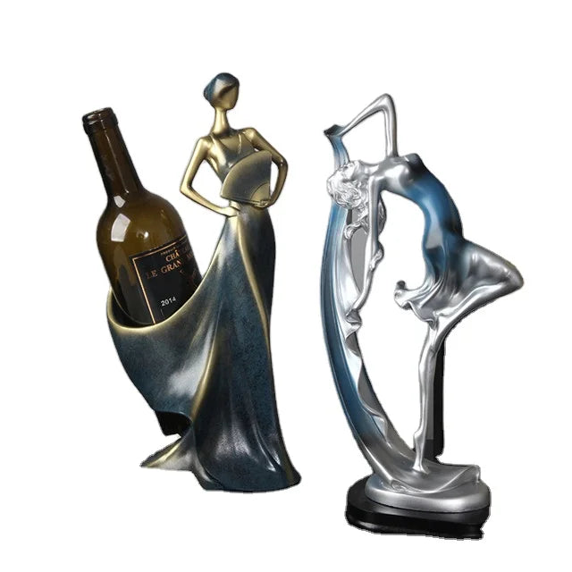 Creative Decoration Living Room Home Crafts Dance Girl Ornament Nordic Style Resin Baillet Figurines Dancing Girl Statues