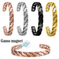 New Arrivals Crystals Jewelry Mix Color Alloy Copper Healing Magnets Crystal Bracelets for Sale