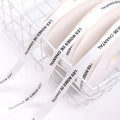 Best Selling High End Clothing White Ribbon for Clothing Package Custom Ribbon with logo
