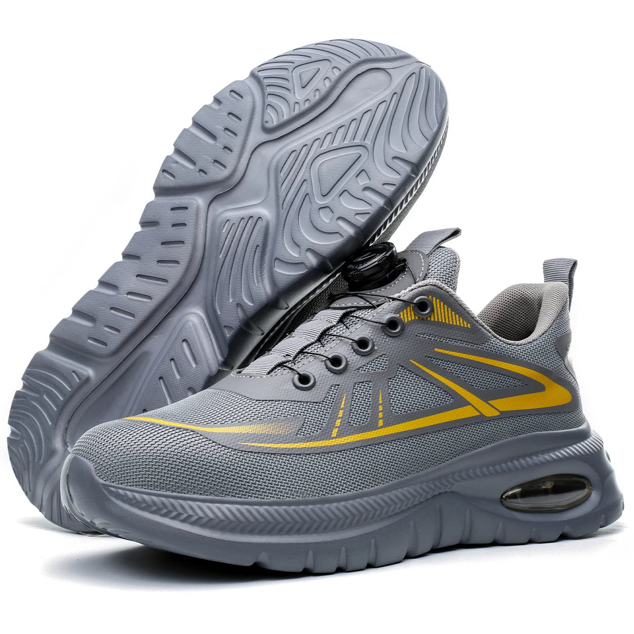 Black Tiger S1P Anti-Slip Men's Steel Toe Sneakers Lightweight Work Safety Shoes Standard Work Time Functional Factory Winter