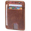 2026 Wholesale Popular Designer Mens Pu Leather Credit Card Holder Rfid Blocking Wallet Slim Card Holder