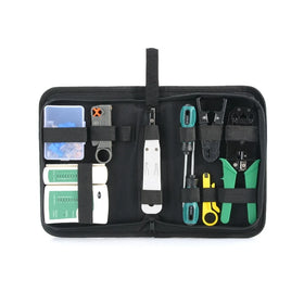 Multipurpose for Network Installation Troubleshooting and Cable Tracing with LED Indicator Portable Cable Tester Kit