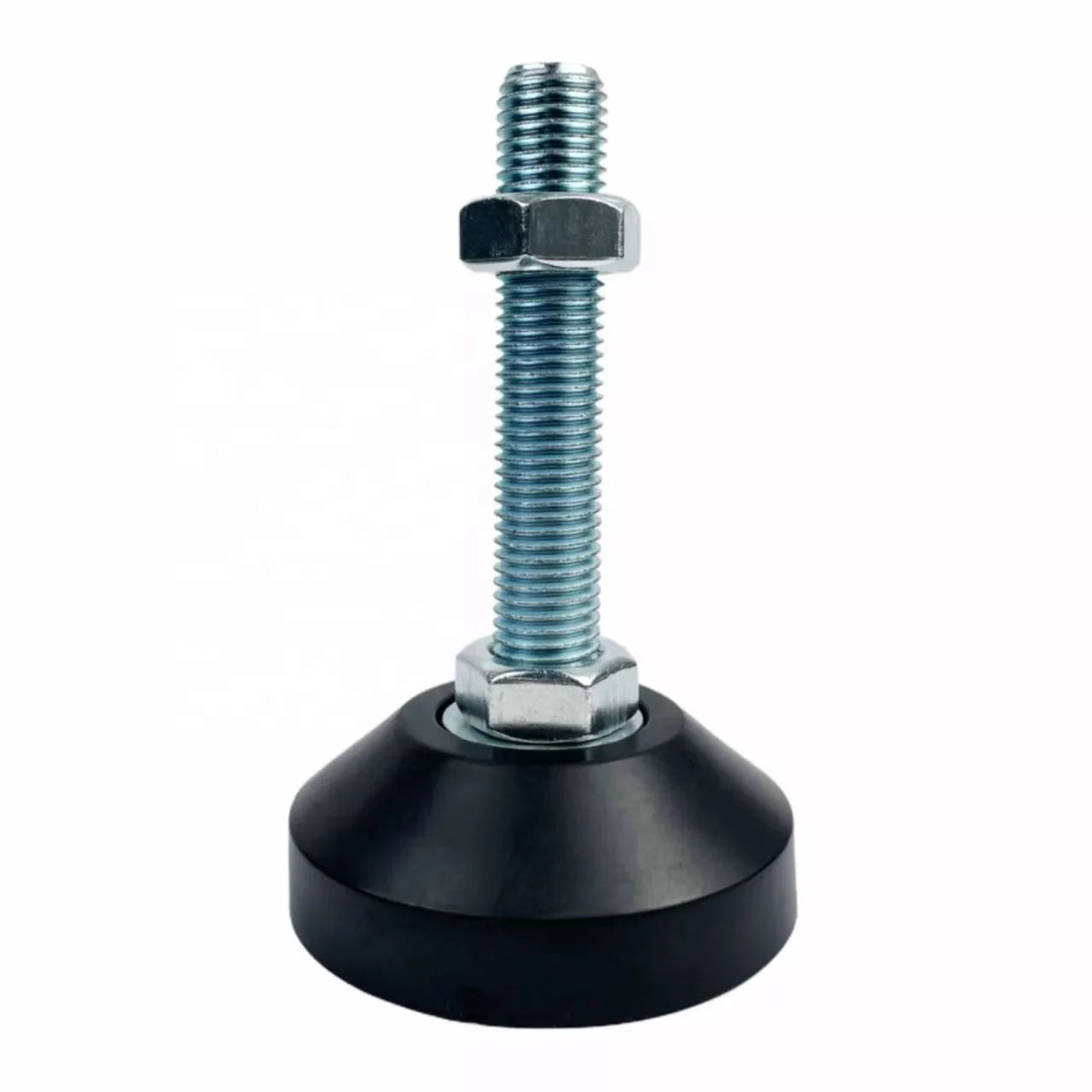 High Quality Heavy-Duty 80mm Dia Fixed Thread Stem Swivel Furniture Leveling Feet for Workshop Farmhouse & Warehouse