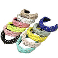 MIO Korean Style Top Knotting Hair Bands New Chic Rhinestone Headband Accessories Women Diamond Headband Non Slip