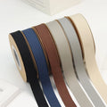 Custom Eco Friendly Plain Roll Cotton Ribbons Solid Colors Gift Ribbon Roll for Packaging