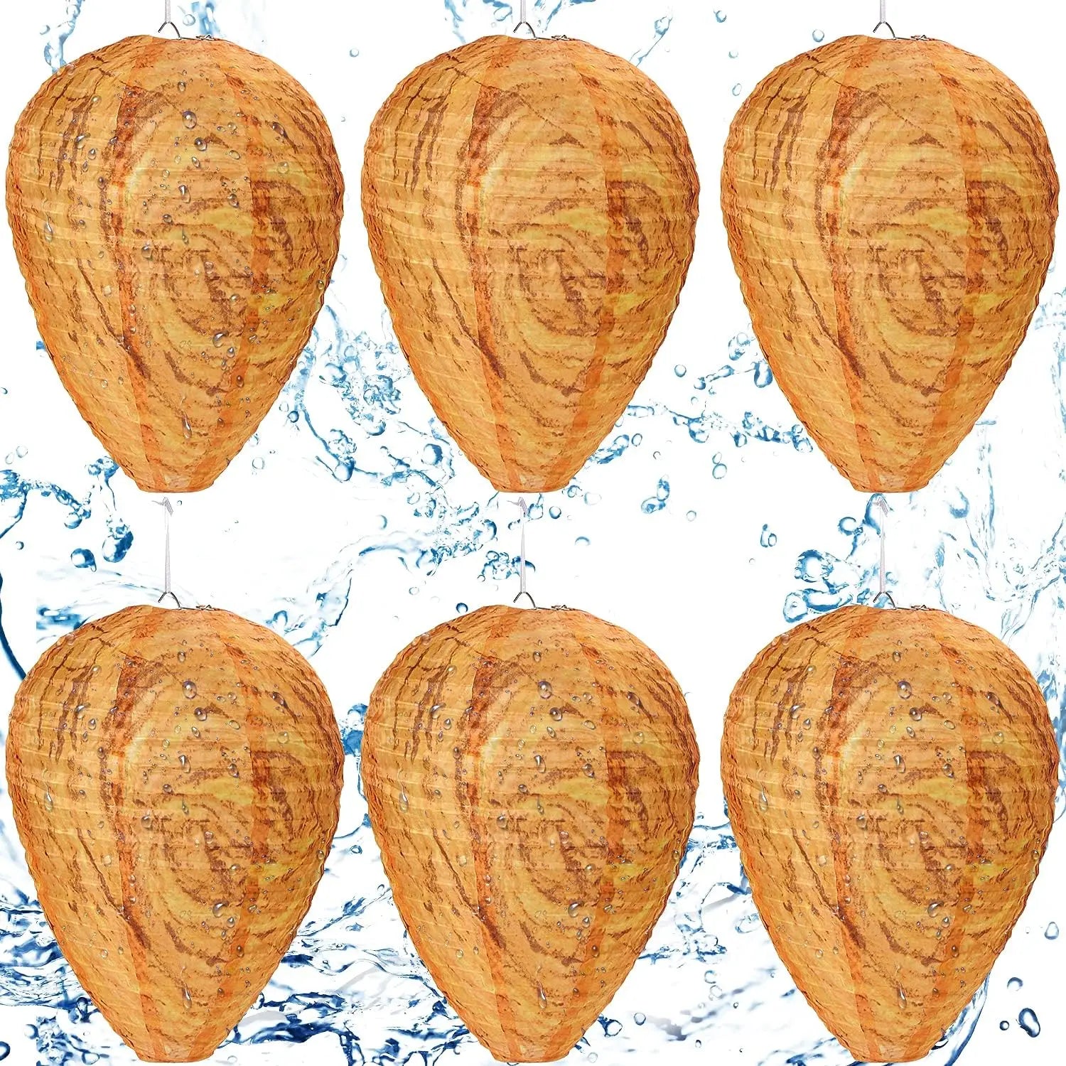 Outdoor Waterproof Wasp Nest Decoy Wasp Deterrent for Hornets Yellow Jackets