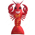 Pvc Inflatable Big Lobster Advertising Display Attractive Restaurant Decoration Mascot for Seafood Business