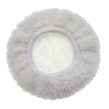 5-6Inch White Microfiber Bonnet Artificial Wool Car Polishing Pad Cover Soft Buffing Bonnets for Car Care Paint Polishing Waxing