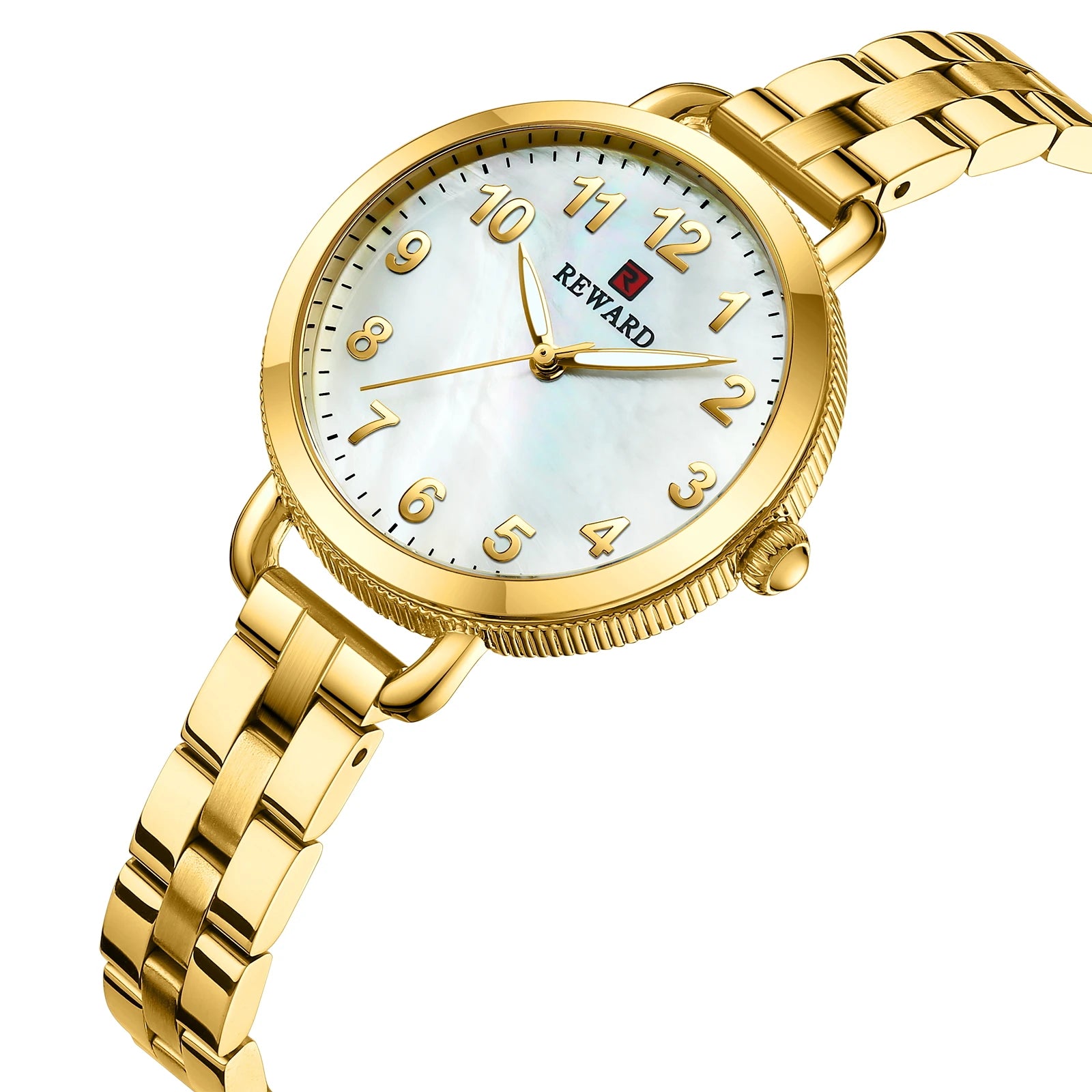 New Women Watch Slim Stainless Steel Band Waterproof Luminous Luxury Quartz Watch Fashion Gifts for Ladies