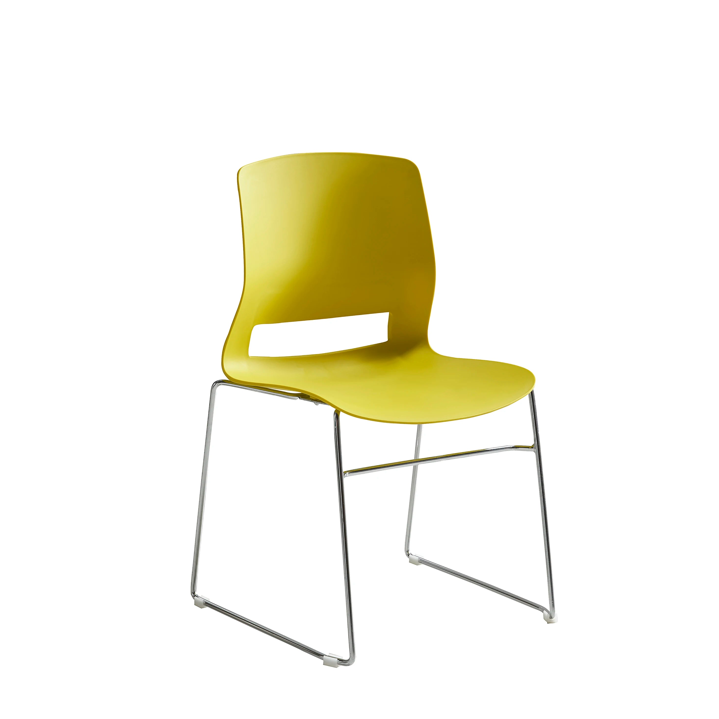 2023 Office Furniture Plastic Stacking Chair for Armless Chair Used
