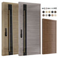 Yohome Manufacturer Designs Wholesale Residential Single Entry Door Modern Wooden Main Entrance Doors