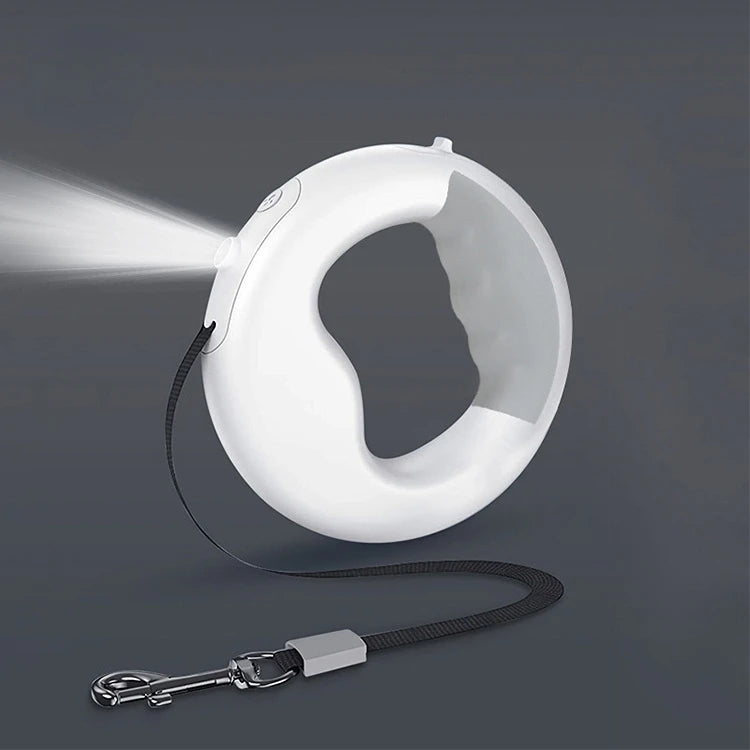 Retractable Dog Leash with Bright LED Light Automatic Durable Nylon 3M Retractable Pet Dog Leash