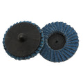 2Inch Roll Lock Grinding Wheel Sanding Disc Abrasive Tools Quick Change Flap Disc for Metal Wood Furniture Surface Polishing