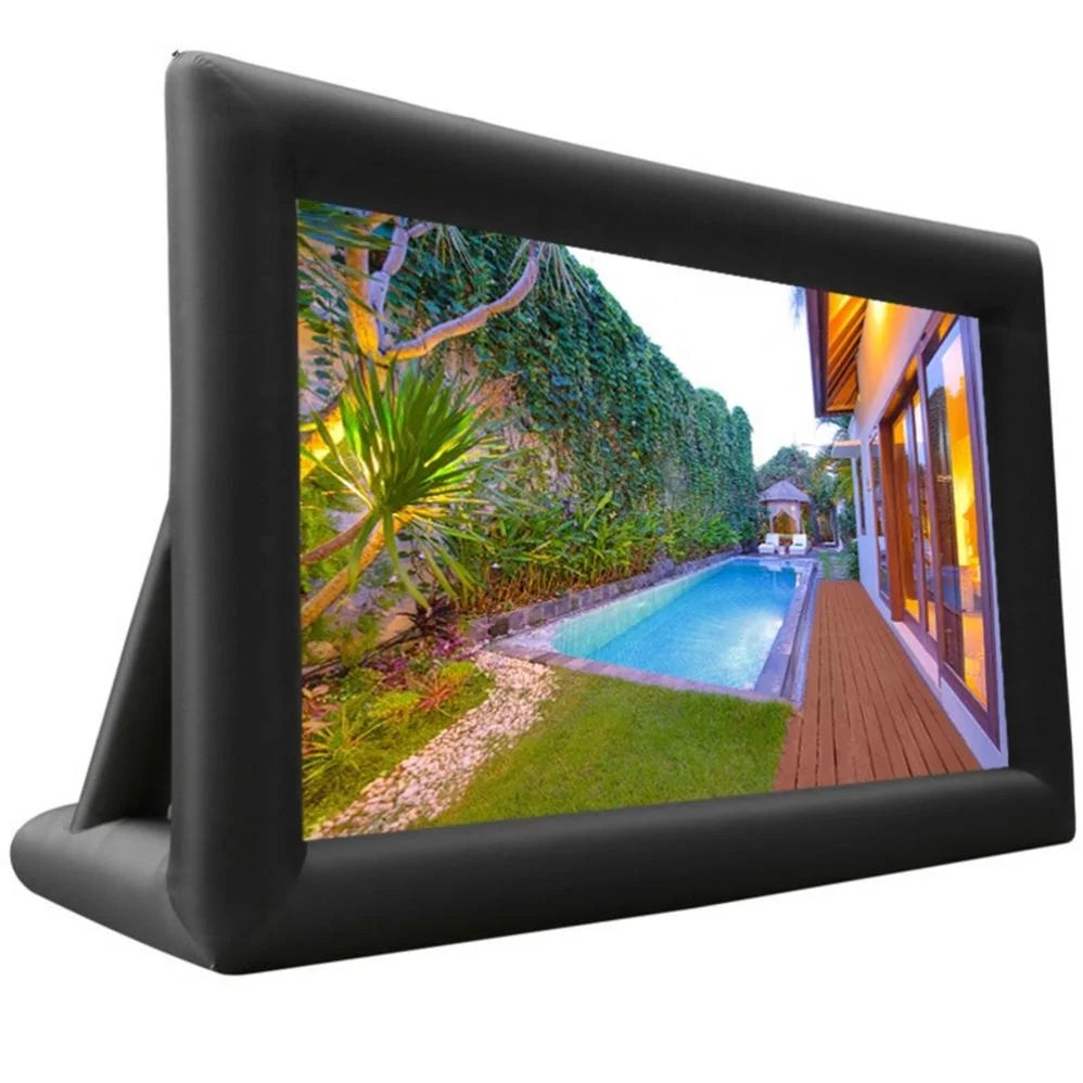 8FT 14FT Home Backyard Party Outdoor Indoor Theater Nylon Inflatable Projector Screen