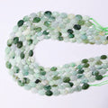 JSES Wholesale Natural Burmese Jade Jadeite Oval Beads 8*12mm Loose Gemstones Beads for Jewelry Making Lapis Agate Crystal Beads