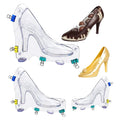 Hot Selling 3D High Heel Shoe Chocolate Bar Mold Dessert Cookie Candy Molds Wedding Bridal Birthday Party Cake Decoration Tools