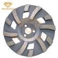 180mm Diamond Cup Wheel 6 Long 6 Short Segment for Floorex Floor Grinders
