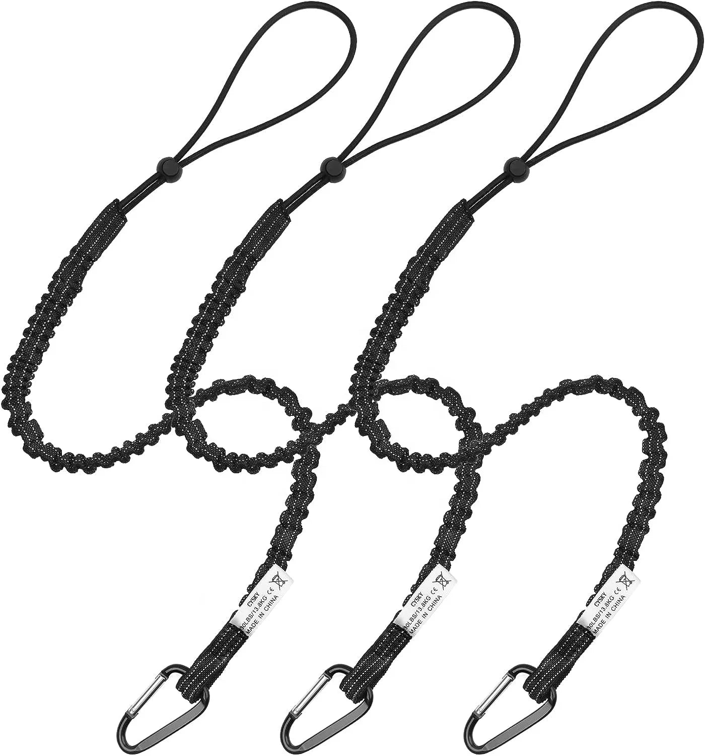 Free Sample Adjustable Loop End Tool Lanyards Nylon Reflective Heavy Duty Tool Safety Lanyard