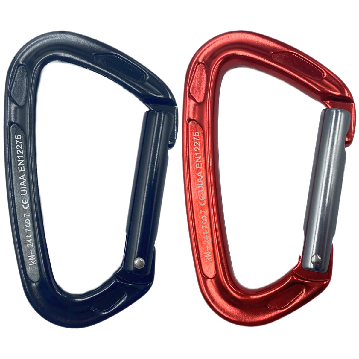 CLIWIZ 24kN D-Straight Aluminum Carabiner Climbing Carabiner Snap Hook SGM7101