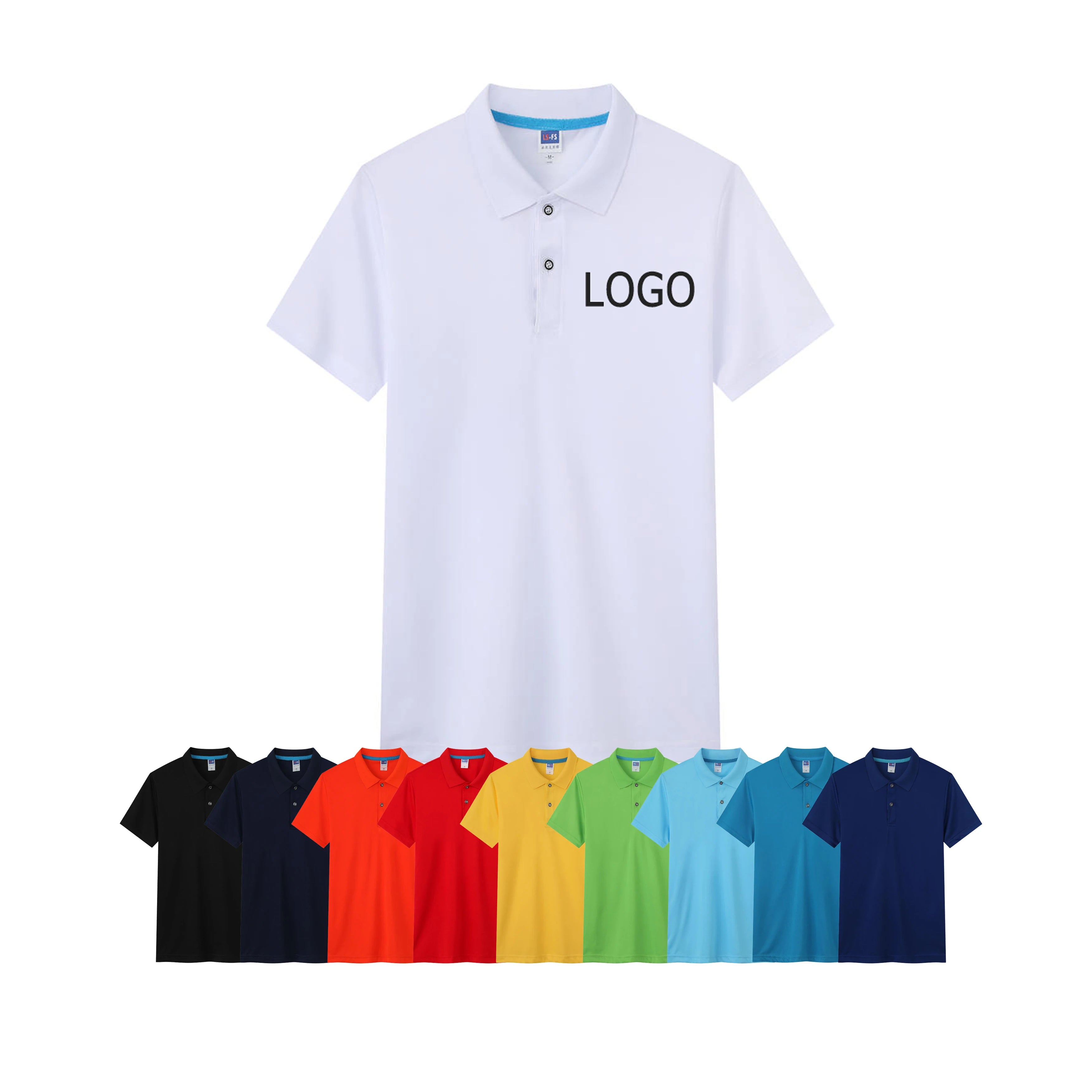 Hot Selling Cheap Price Blank Polo Shirt Custom LOGO Design Short Sleeves Blank Polo Men T Shirts