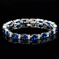 Dainty Muti- ColorsHigh Quality Luxury AAA Colorful Zircon Bracelet Fashion Tennis Shinny Bracelet Wedding Engagement for Women