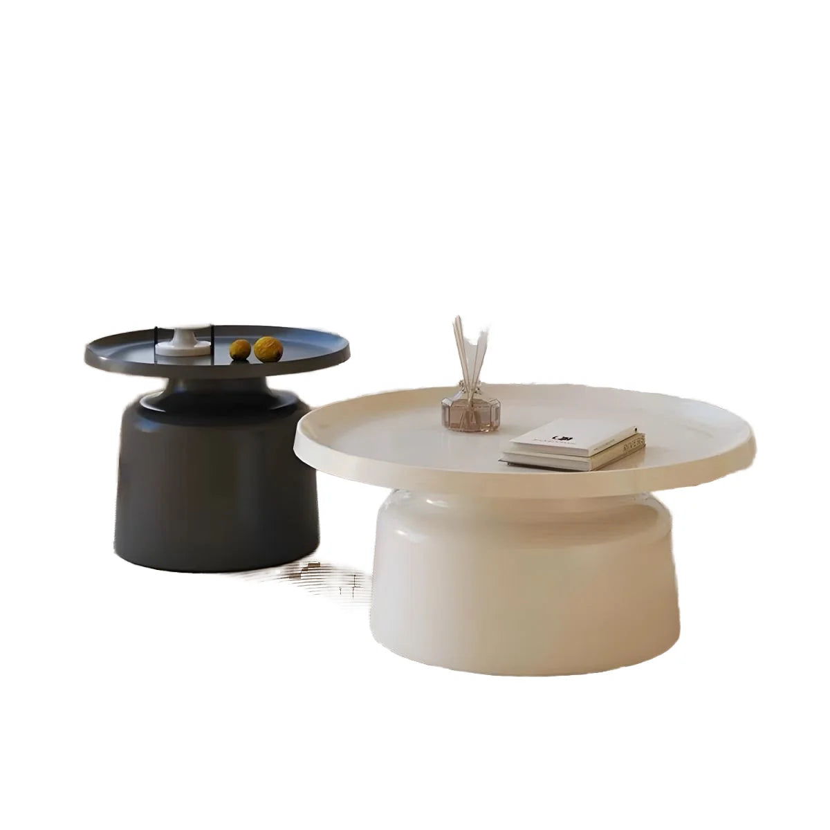 Modern Metal Coffee Table with Durable Metal Coating Finish