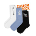 FREE DESIGN & MOCKUP OEM Custom logo Cotton Socks Manufacturer Men logo Custom Sports Socks