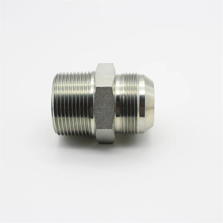 Factory Wholesale JIC and BSP Hydraulic Adapter Transition Joint Hydraulic Fitting Parker F8OMX Male Connector  Metric