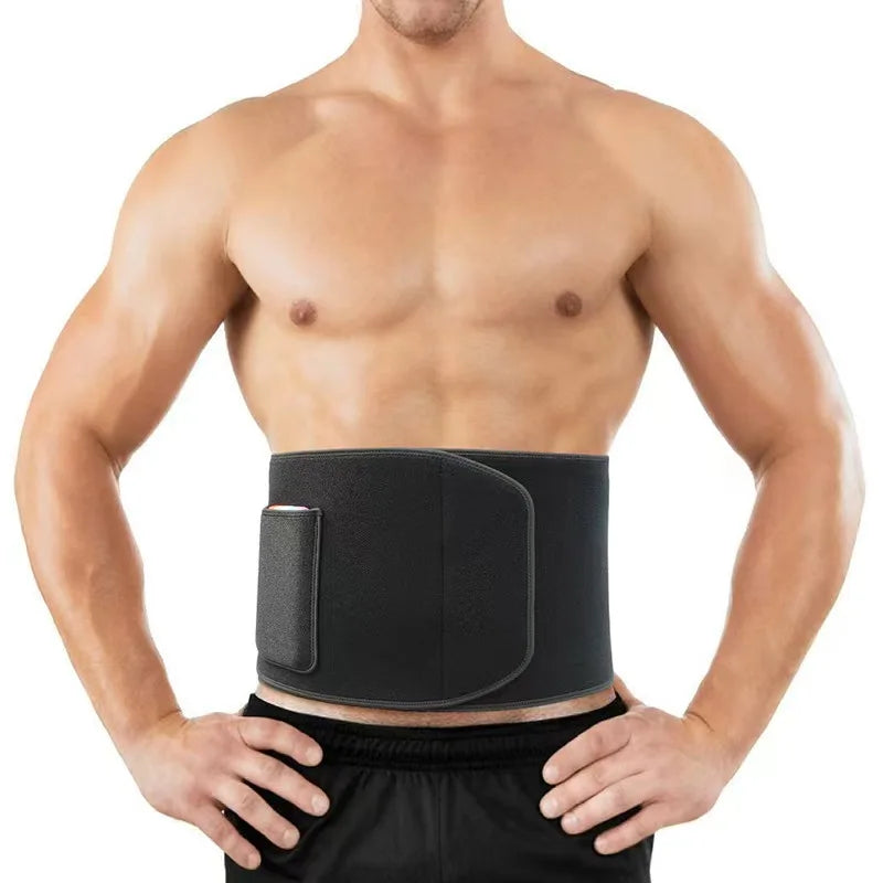 Super March Adjustable  Workout Neoprene Waist Support Waist Trainer Waist Trimmer Belt with Pocket